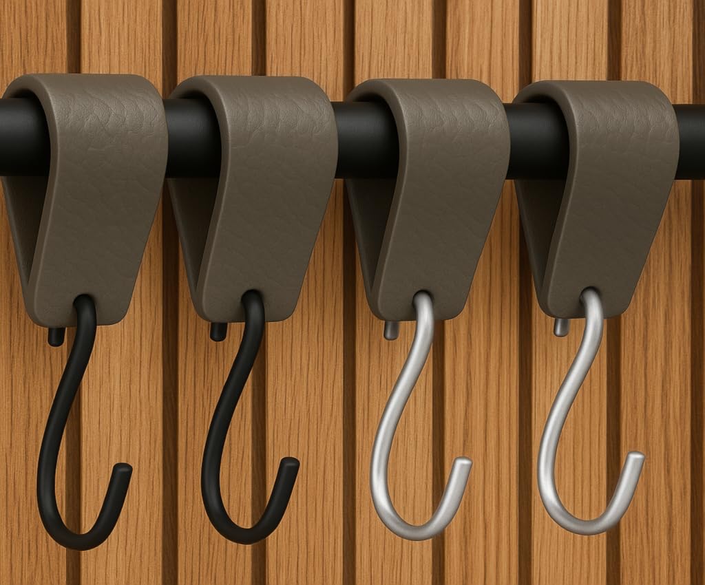 Ollieroo 30 Ganchos Flexibles De Plástico Antiderrapantes Para Ropa