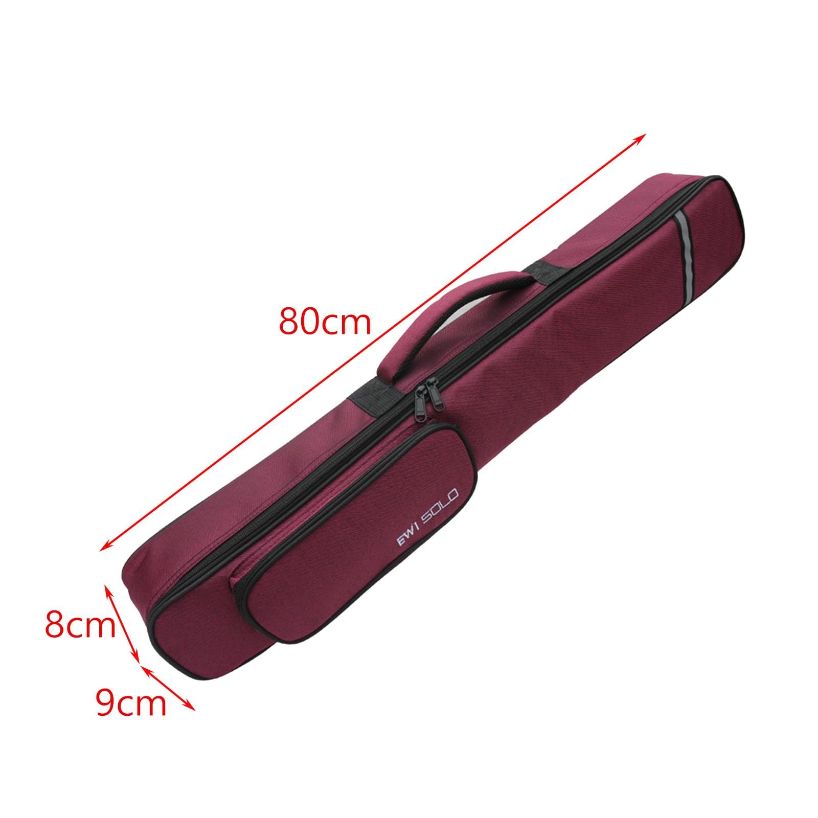 Funda Protectora para Saxofón Soprano, Resistente Al Agua Y Ligera, Vino rojo