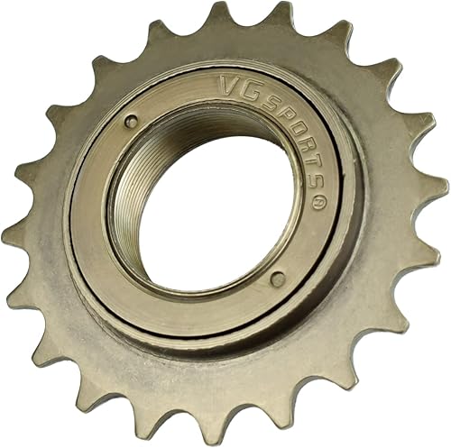 Miniatura 79 de VG SPORTS Rueda libre de bicicleta de una sola velocidad, 16T/18T/20T/22T/24T Compatible con piezas de repuesto Freehub tipo roscado de rueda libre