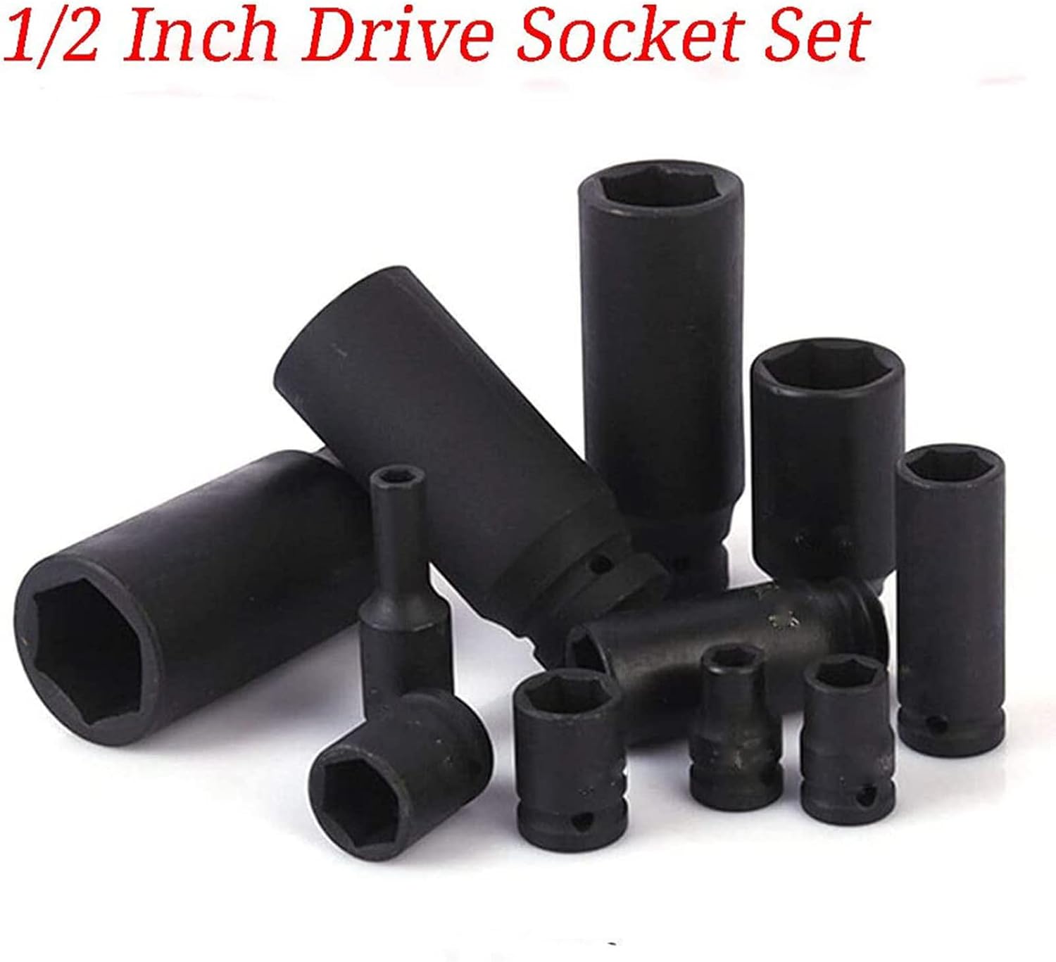 1/2 Inch Driver Impact Socket 18mm Hub Nut Hexagon Ratchet Wrench Socket 8cm Height For Ratchets Air Pneumatic Wrenches