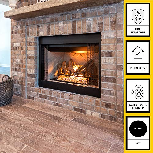 Everbuild KOS Cemento resistente al fuego 1kg negro miniatura 2
