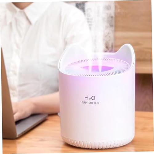 Miniatura 7 de Humidificadores  Humidificador para dormitorio, habitación de bebé, 4.5L, humidificador de aire silencioso con luz nocturna, 2 boquillas, apagado