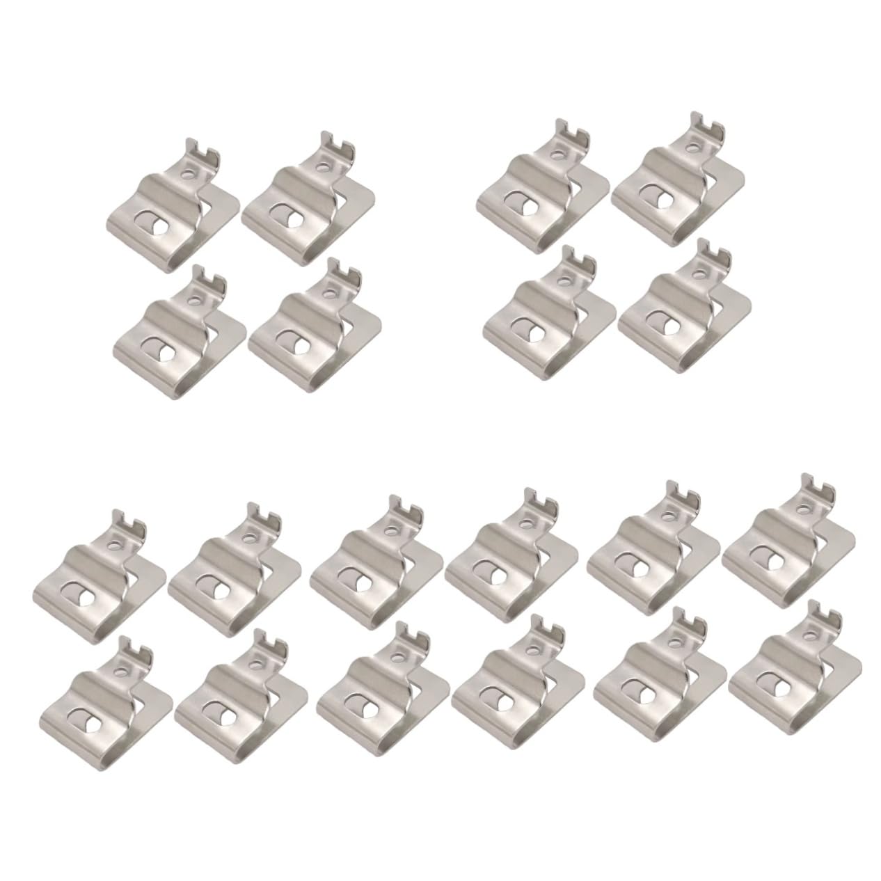 Mipcase 5 Set Clip Per Cintura Per Strumenti Elettrici Ganci Inox Per Trapani E Avvitatori Adattabili E Resistenti Per Uso Duraturo 4 Pezzi*5