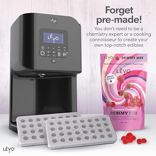 Miniatura 6 de LVO Gummy Mix - Raspberry Sherbert - Haz tus propias gomitas infundidas, cada bolsa hace 64 gomitas - 1 paquete