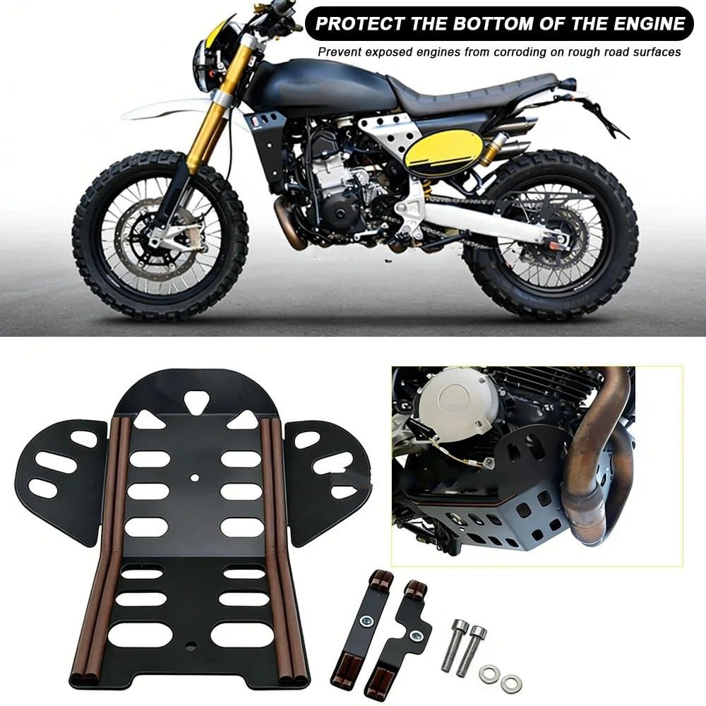 Osłona płyty podwozia Do Fantic Caballero Scrambler 500 Osłona podwozia motocykla Skuteczna