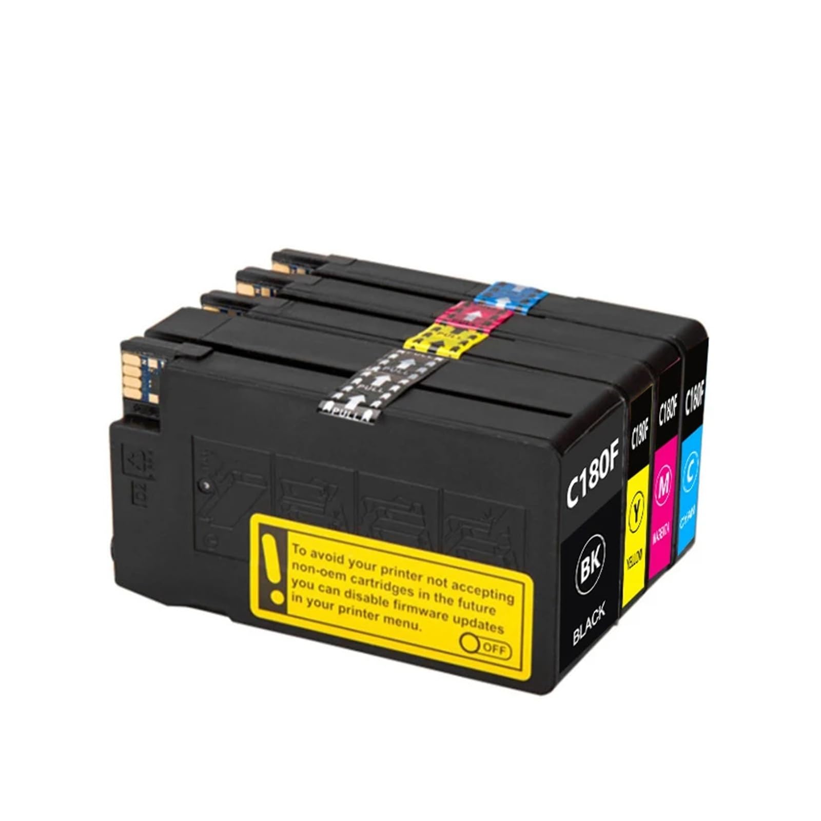 Cartuccia d'inchiostro IJM C180F compatibile for Ricoh 60L71A 60L68A | 60L69A 60L70A, alimentazione a getto d'inchiostro, materiali di consumo della stampante
