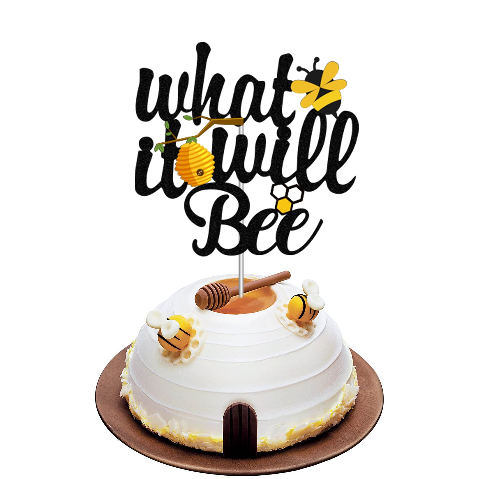 Buy Erprobeen What Will It Bee Gender Reveal Bumble Bee Cake Topper