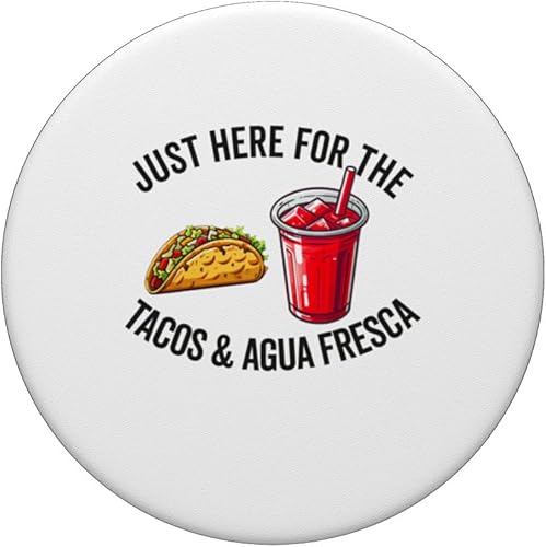 Miniatura 3 de Tacos & Agua Fresca Fun Mexican Food Lover Comida Mexicana PopSockets Standard PopGrip