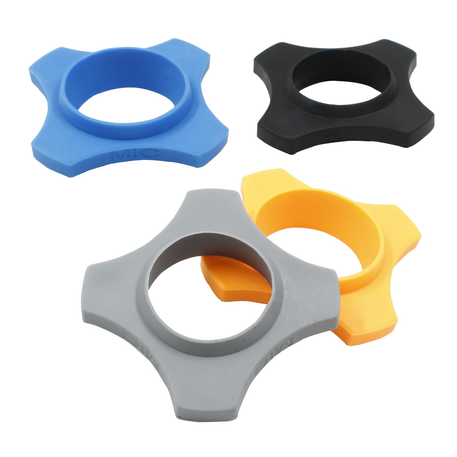 4 Pcs Microphone Anti-Roll Rubber Rings Mic Rolling Protection Anti-Slip Rubber Rolling Rings(Multi Color)