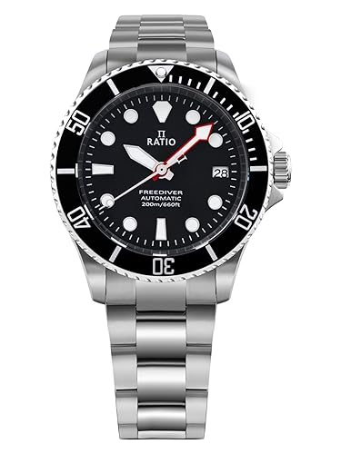 RATIO FreeDiver Sapphire Crystal Diver Watch Japanese Automatic Movement Dive Watch 200m Water Resistant Diving Watch