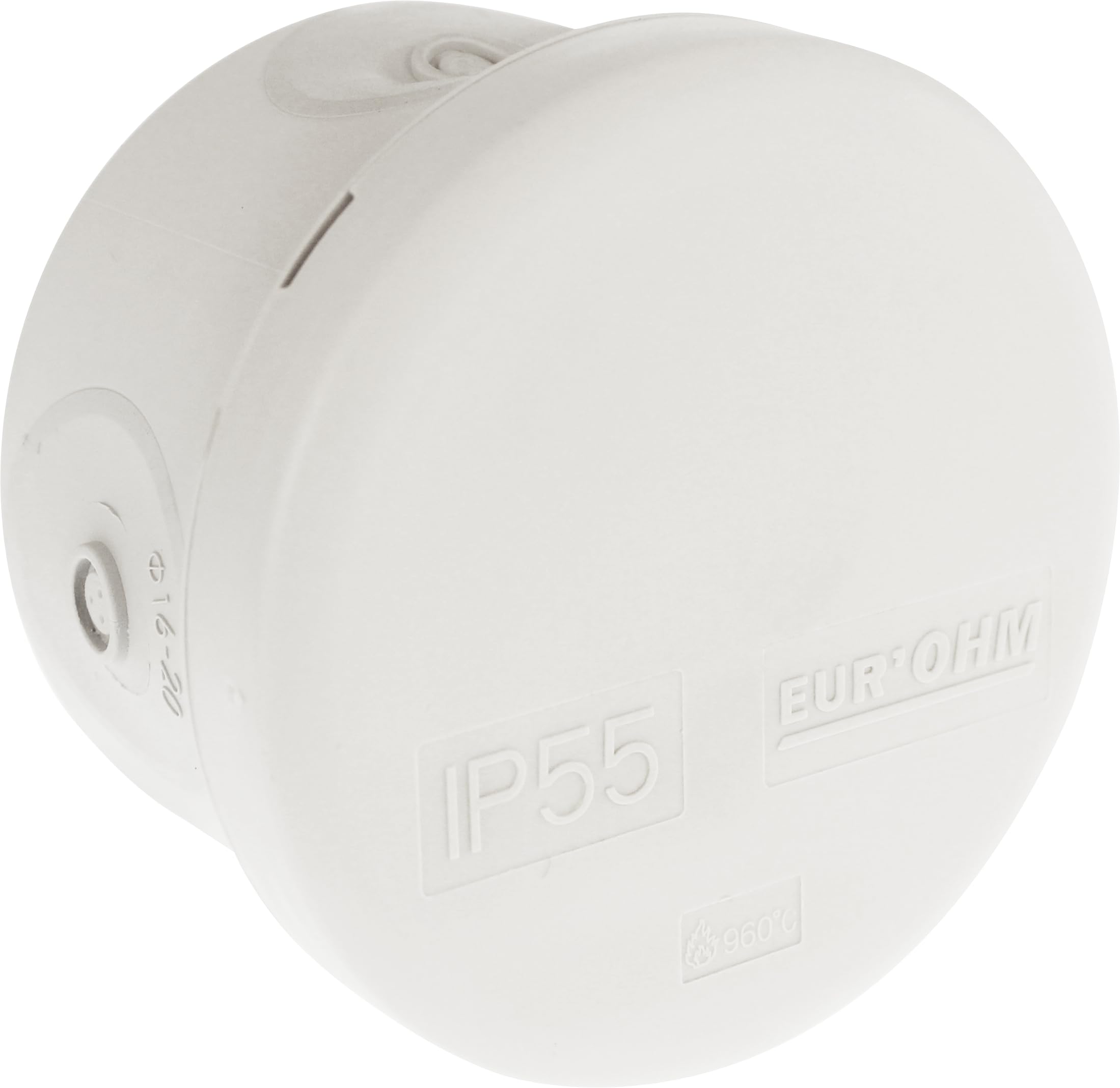Boite IP55 ronde d60x40 960° ent dir. EUR'OHM 50031