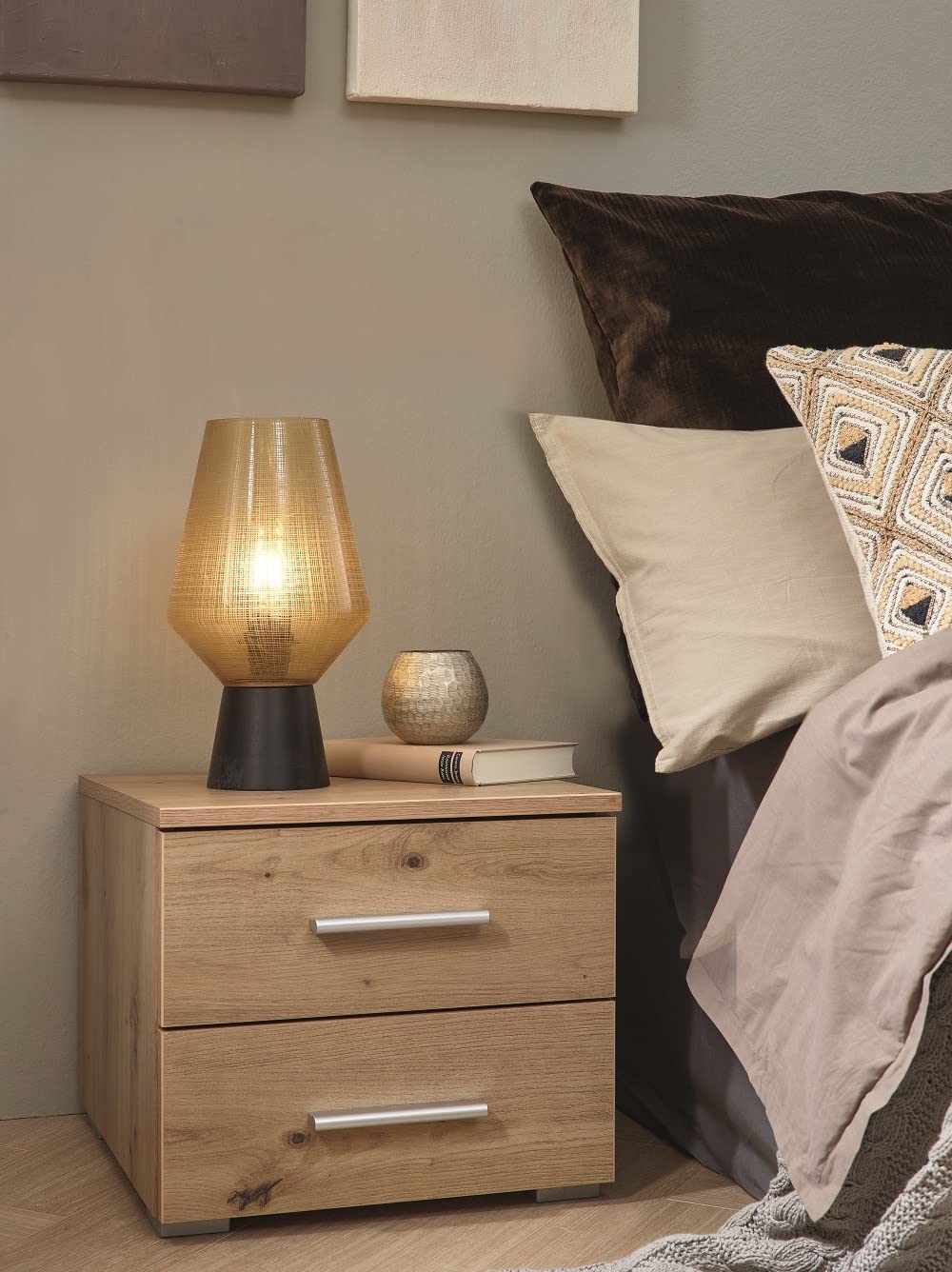 Nachtkastje met één lade B 39 x 39 x H 55.4cm | sweeek