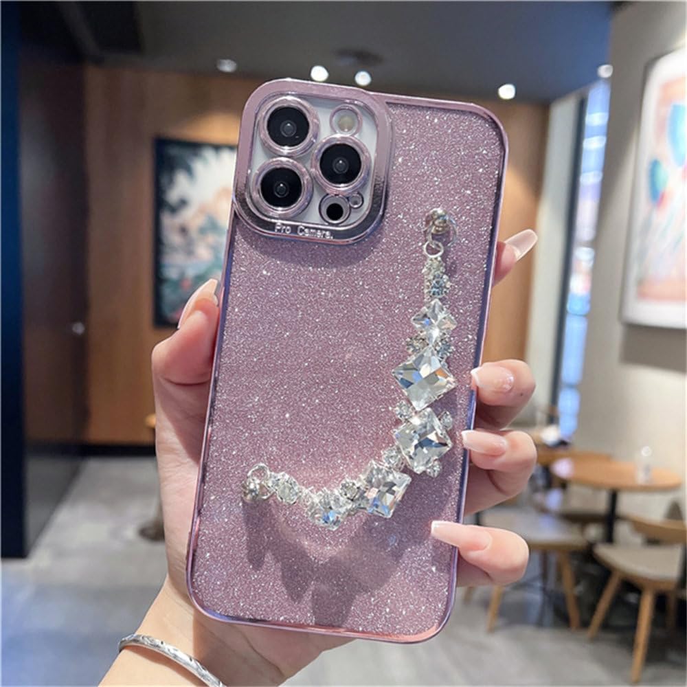 Étui de téléphone de placage idée cadeau luxe iPhone 11 strass - 8