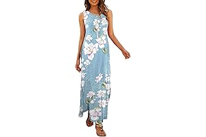 Chic sundress designed for the tall, statuesque figure: A maxi dress for the 6'0 woman