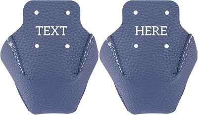 Sinseike Personalized 2 Pieces Roller Skate Toe Caps, Toe Cap Guards Protectors for Quad Roller Skate (Leather)