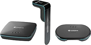 Gardena smart Irrigation Control Sensor Set: Bewässerungssteuerung für bis zu 6 Ventile (24 V), inkl. smart Sensor/smart Gateway, mit smart App steuerbar (19209-20)
