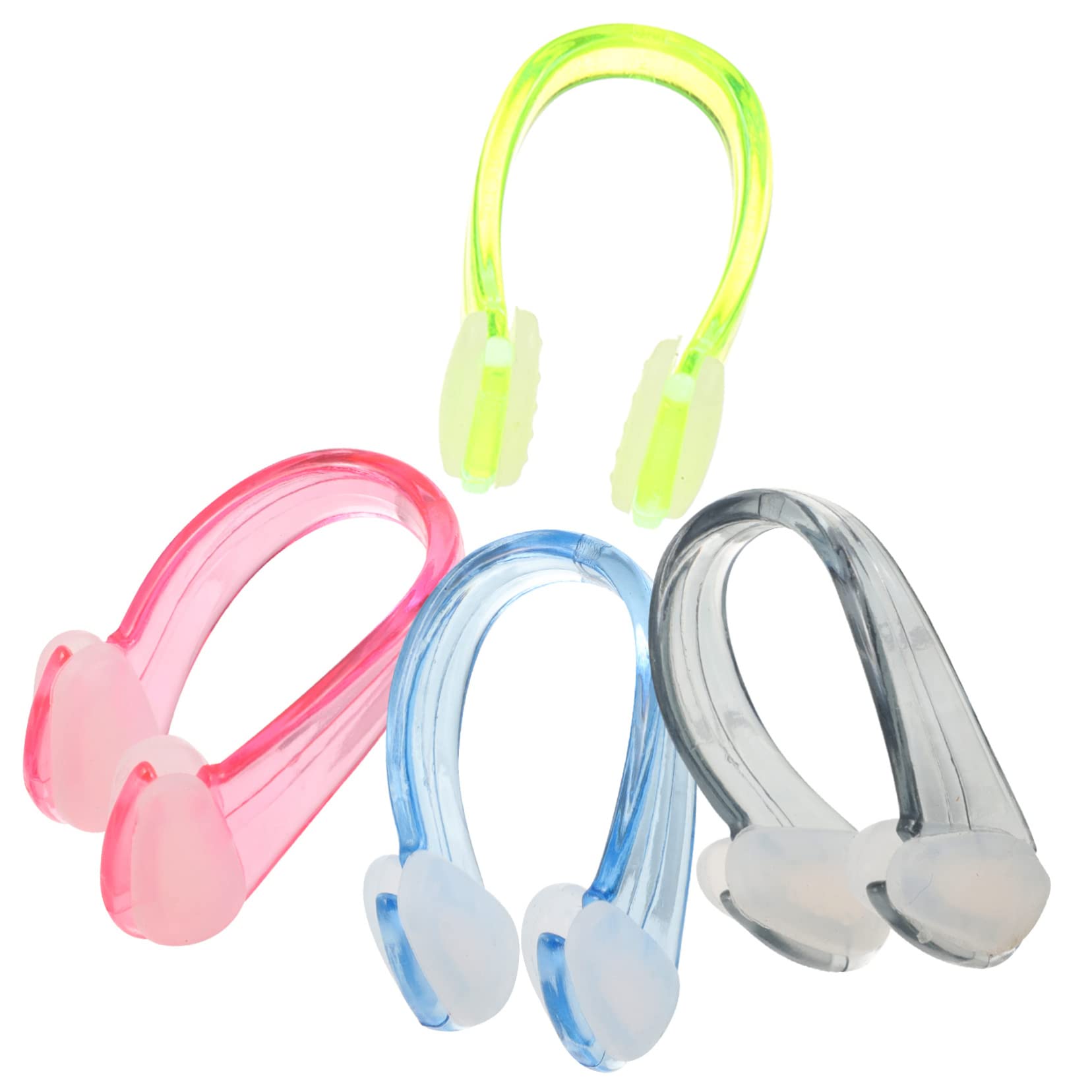 GAROZATION Ergonomic Swimming Nose Clip Waterproof Comfortable Non-Slip for Lap Swimming Accessories Pool Nose Clips Portable Swim Supply
