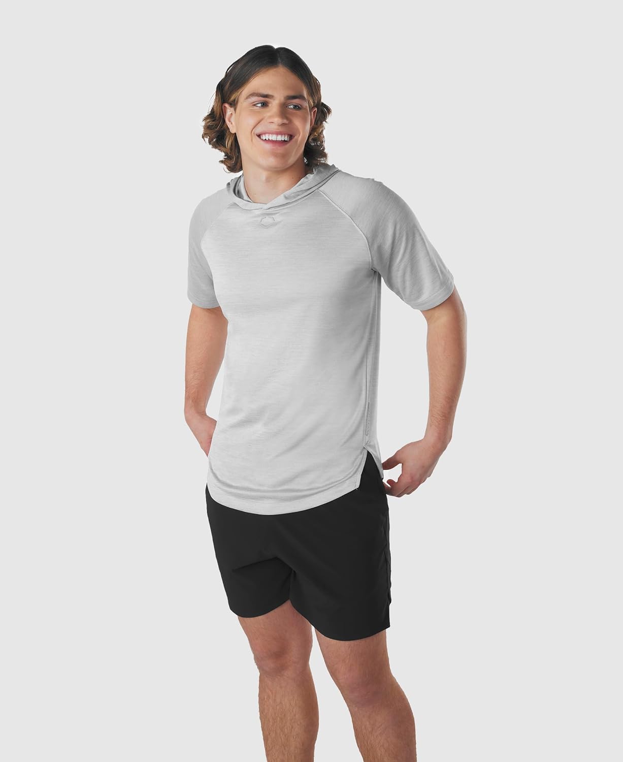 EvoShield Mens Men's Lightweight Short Sleeve Hoodie 2.0 - Image 8