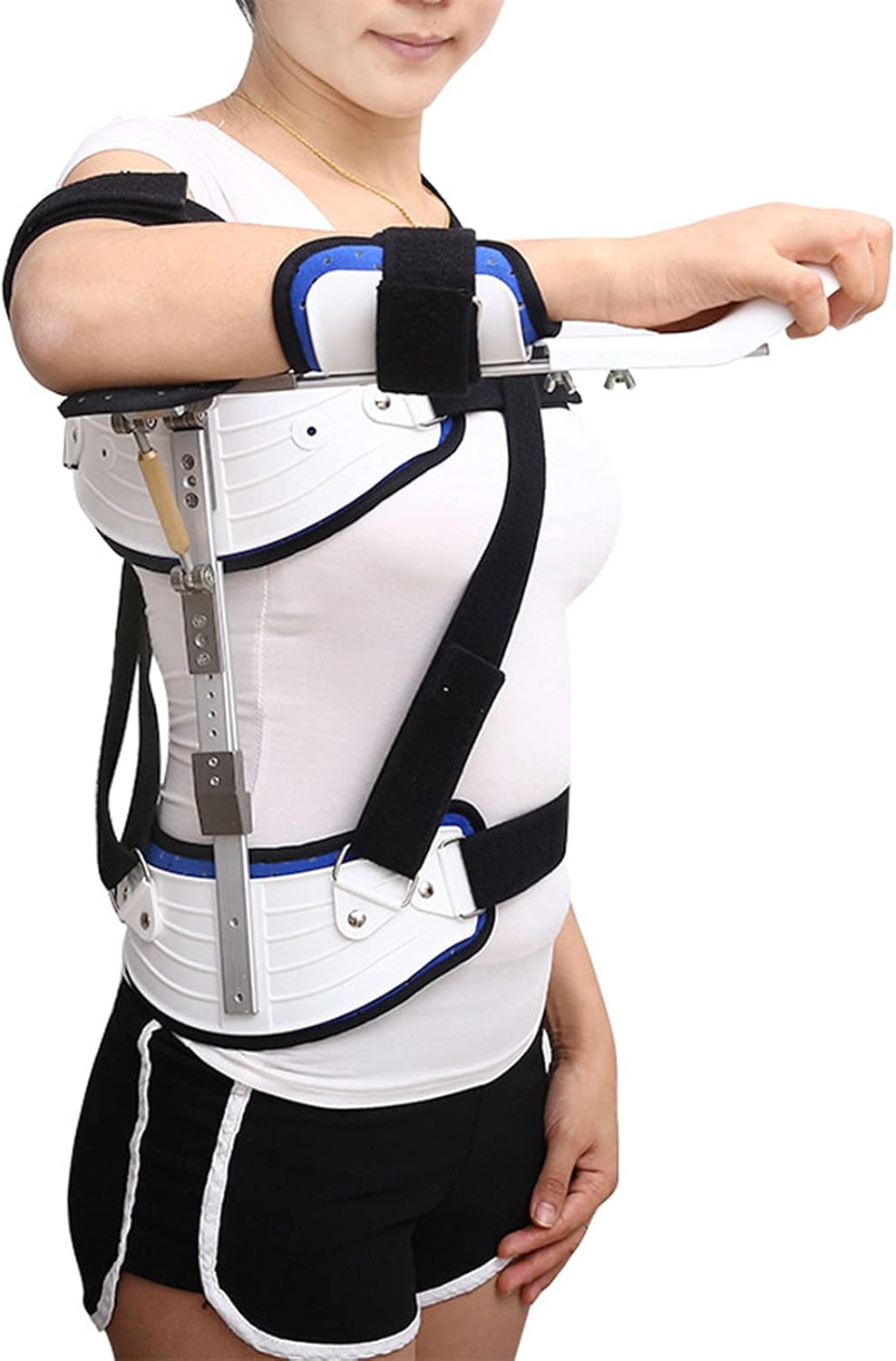 Universal Shoulder Abduction Brace Bracket, Shoulder Fracture Abduction Fixation for Adult for Broken Fractured Arm Shoulder Humeral Dislocation