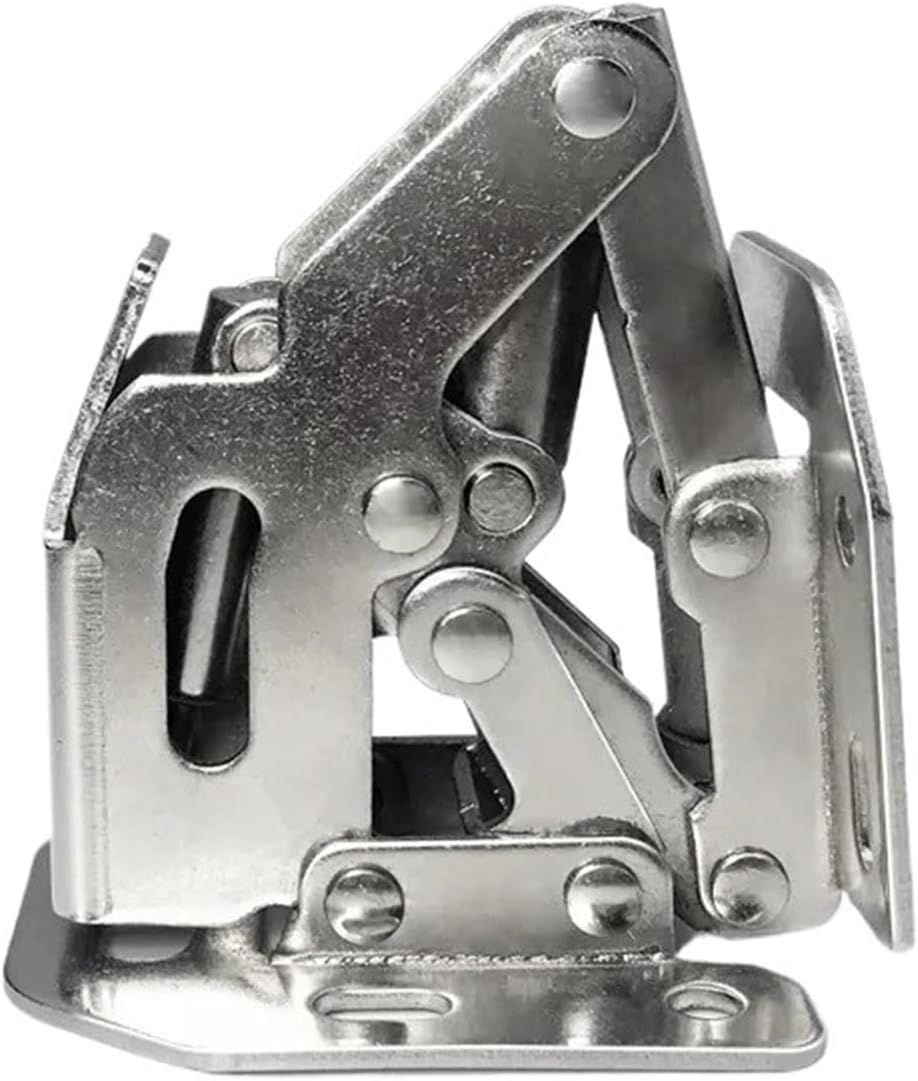 1pc Hinge Folding Cold Steel Universal Hinge Leaf Closure Cabinet Door Hinge Hardware Accessory(3-inch Spring)