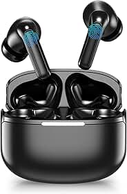 Fones de ouvido intra-auriculares sem fio Lifebee S71, fones de ouvido esportivos Bluetooth 5.4, qualidade de som Hi-Fi e longa autonomia – A escolha perfeita para atividades esportivas e ao ar livre