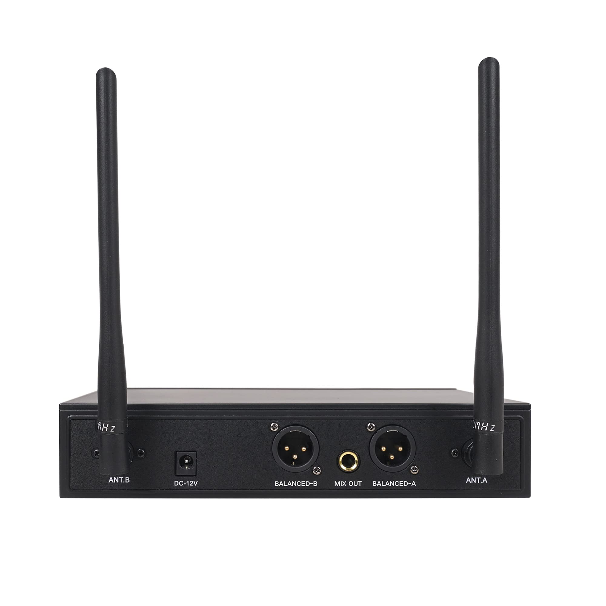 Sound Town SWM10-U2HH Professionelles Dual-Channel UHF Funk-Mikrofonsystem mit 2 Handmikrofonen für Kirche, Geschäftstreffen, Hochzeiten im Freien und Karaoke