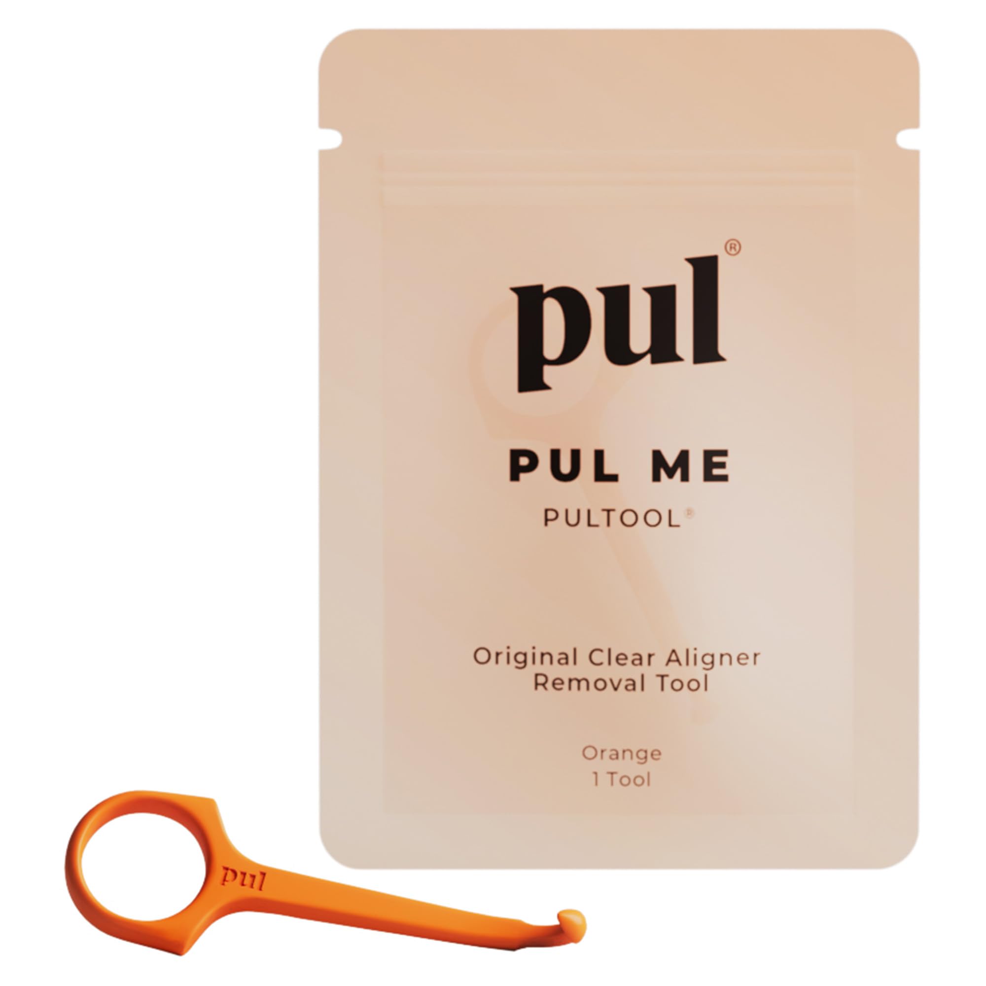 (Orange) - Clear Aligner Removal Tool for Invisalign by PULTOOL - Smile Direct Club Removal Tool - Invisible Aligner Remover - Aligner Remover - Retainer Remover - Invisalign Tool - Invisalign - In...