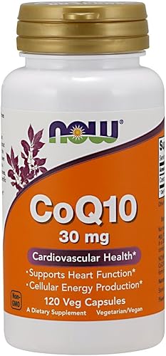 Now Alimentos Coq10 30mg, 120 Cápsulas