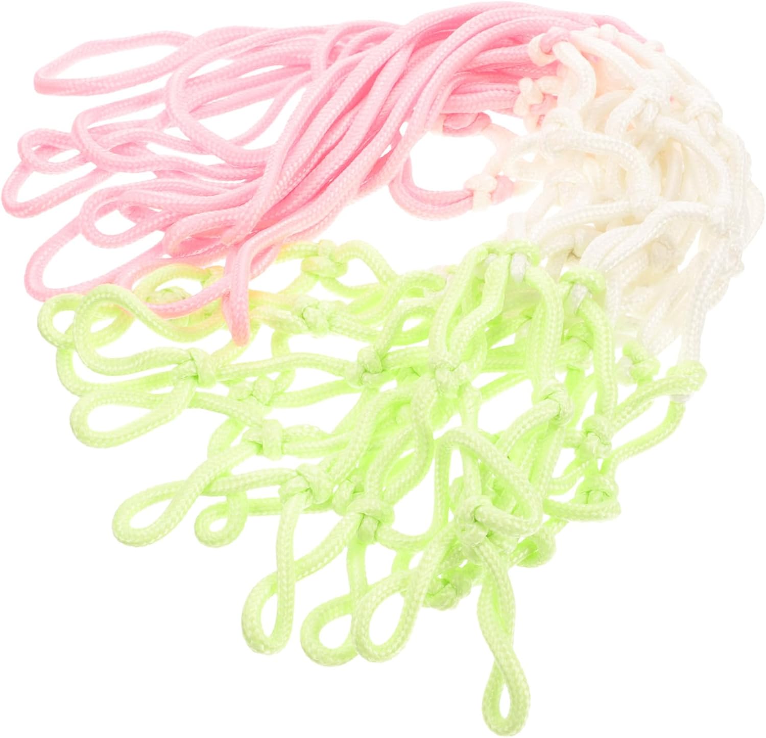 BESPORTBLE Luminous Basketball Net Heavy Duty Outdoor Net for Use Fits Full Youth Balls Durable Wear Resistant