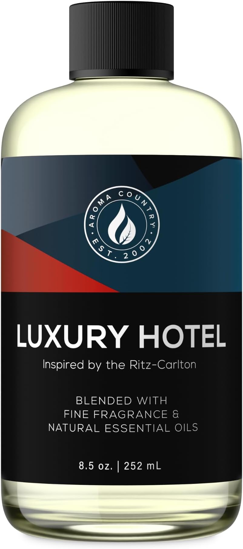 Aroma Country Luxury Hotel Diffuser Oil - Scent for Diffuser & Air Fresheners - Essential Oil Diffuser Refill, Home Fragrance Collection with Gardenia & Amber (8.5 Fl. Oz)