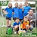 Hanaive 100 Pieces Mini Soccer Cones for Sport Drills 5 Inch Agility Disc Cones with Accessories for Kids Football Training(Green)