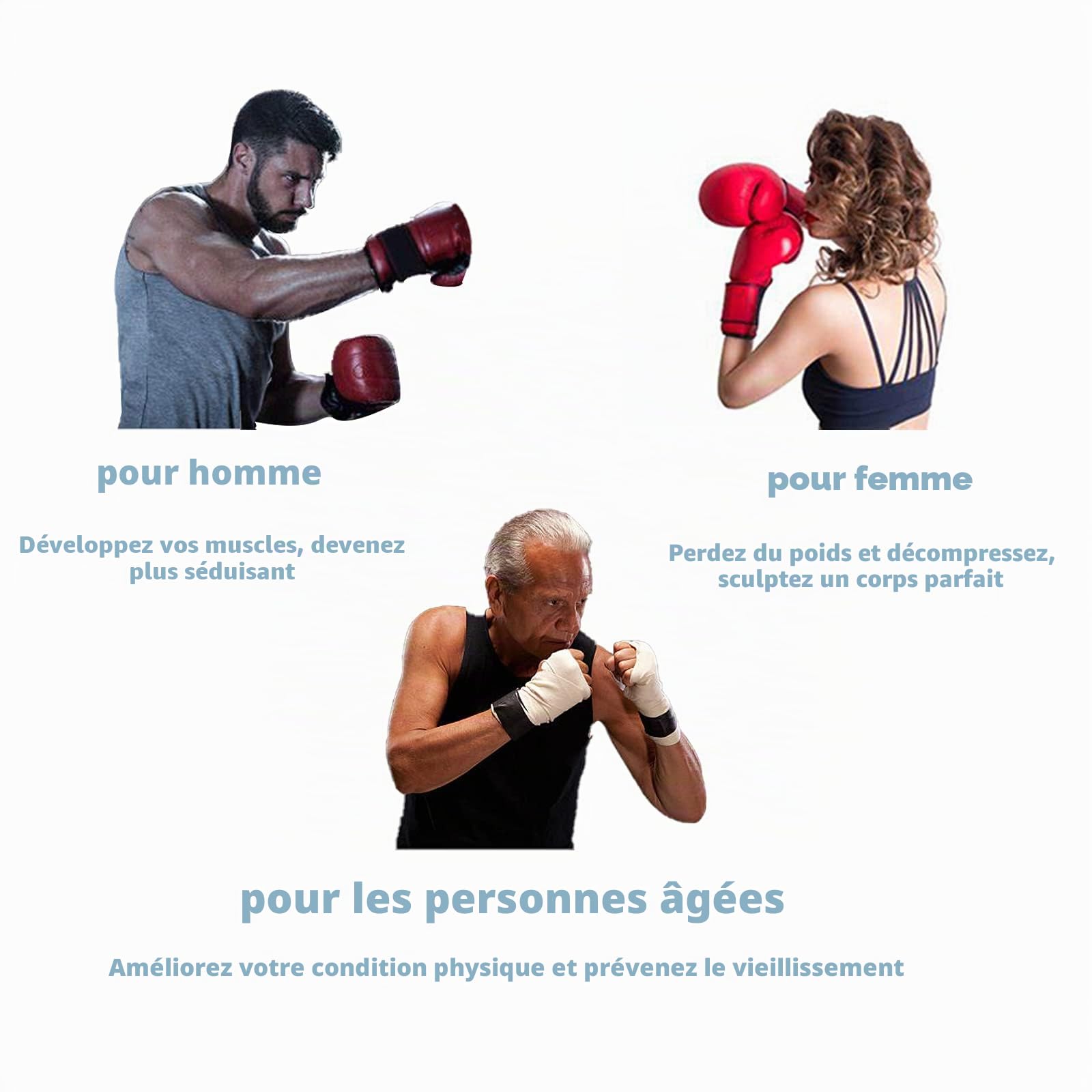 Sac de Boxe Frappe Adulte, 100cm Cuir PU de Haute Qualité, Lourd Equipement d'Entraînement MMA Muay Thai Kickboxing, pour Entraînement de Fitness (sans Sables Rempli)