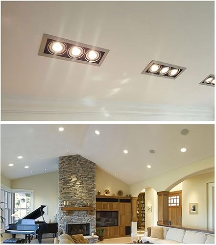 Miniatura 6 de Bombilla reflectora AR111 G53 de 15 W, luz neutra equivalente a 4000 K, bombilla ES111 de 150 W, 1500 lúmenes, base G53, regulable, bombillas