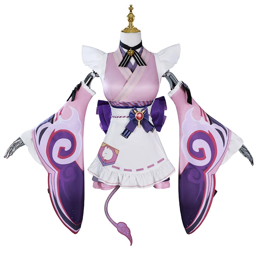 Amazon.co.jp: 原神 夢見月瑞希 コスプレ衣装 秋沙銭湯の心理