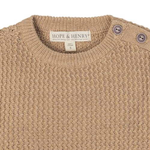Image of Hope & Henry Boys' Long Sleeve Crew Neck Pullover Sweater