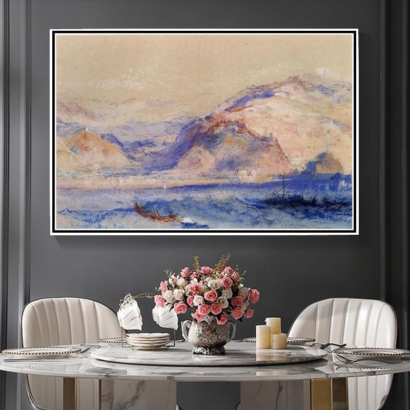 Miniatura 3 de Pintura por números para adultos Genda Pintura por Joseph Mallord William Turner Kit de pintura por números sobre lienzo para principiantes