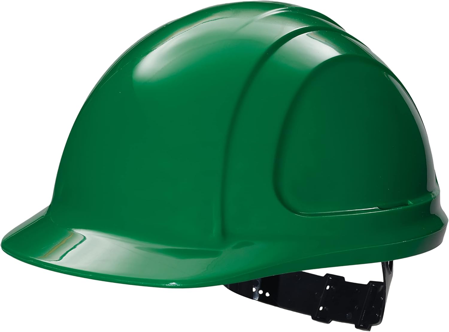 North Zone Short Brim Hard Hat with 4-Point Ratchet Suspension, Green N10R040000