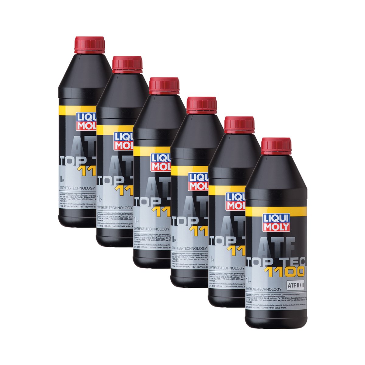 Liqui Moly 6X 3651 Top Tec ATF 1100 Automatik Getriebeöl 1L