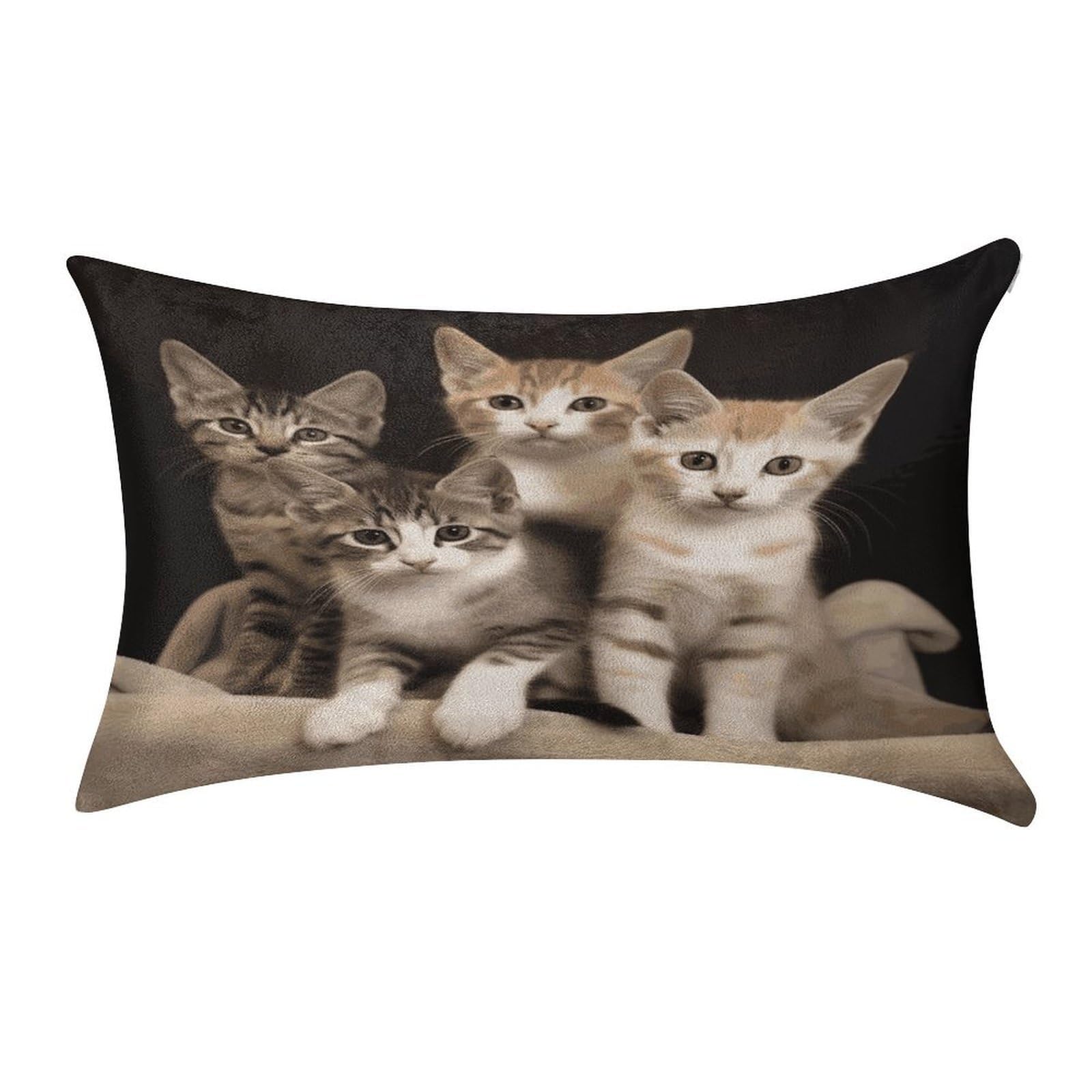 Fekiloot Style Kittens Family Cats Pillow Covers Home Decor Pillow Cases