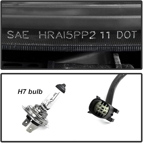 Miniatura 6 de ACANII - Faros delanteros halógenos para Ford Explorer 2011, 2012, 2013, 2014 y 2015, para el lado del conductor y del pasajero