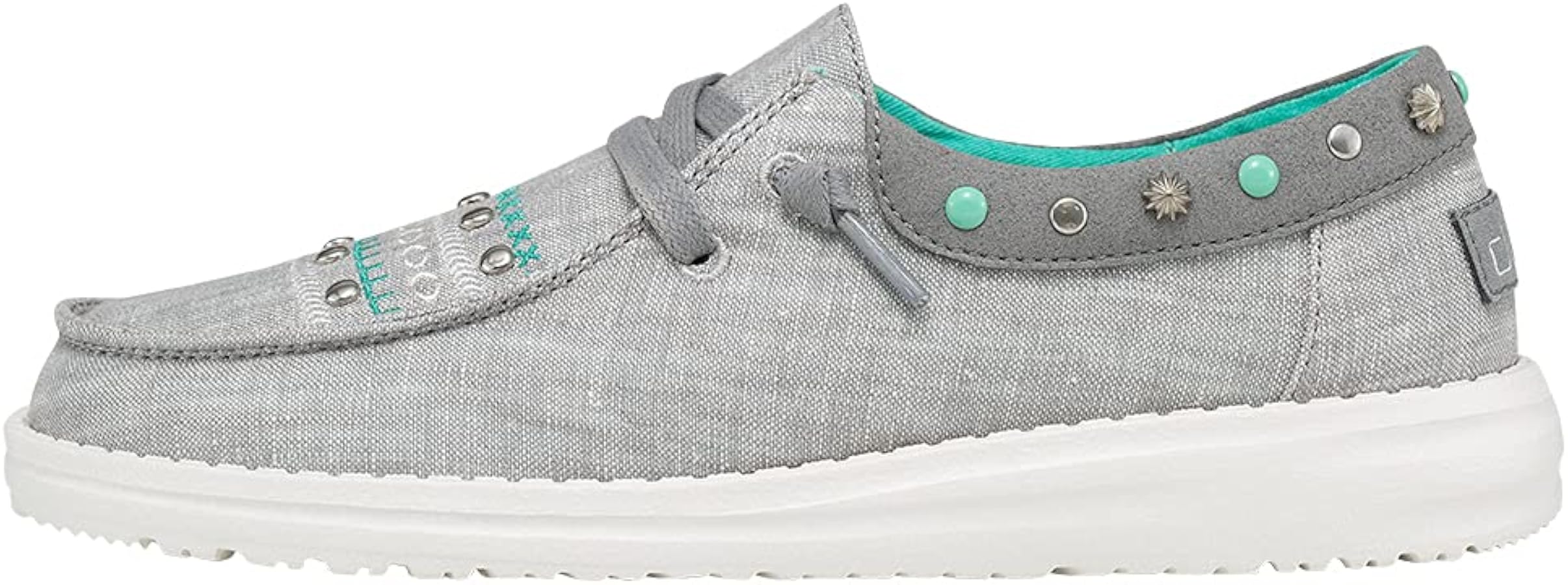 Amazon.com | HEYDUDE Women's Wendy Annex Rodeo Grey Size 6