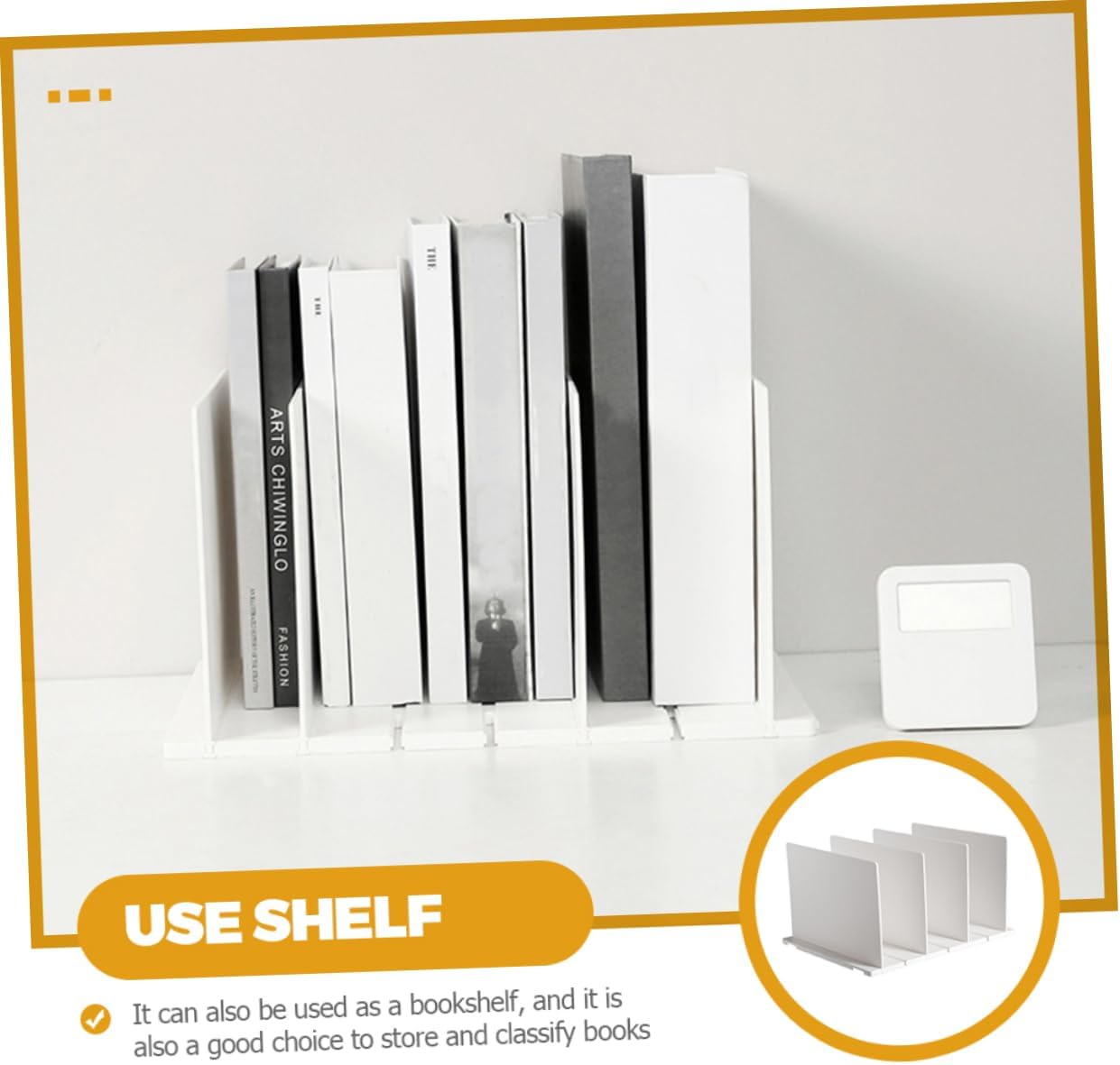 ABOOFAN Plastic Shelf Dividers Wardrobe Partition Shelves for Closet Organization and Removable Shelf Separators for Clothes Towels Books