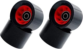 CLISPEED Roller Skates Accessories Accessories Exercise 1 Set PU Wheels Luminous Wheels Double Row Skating Wheels Skating Wheels Wear Accessories Exercise Interior Accessories