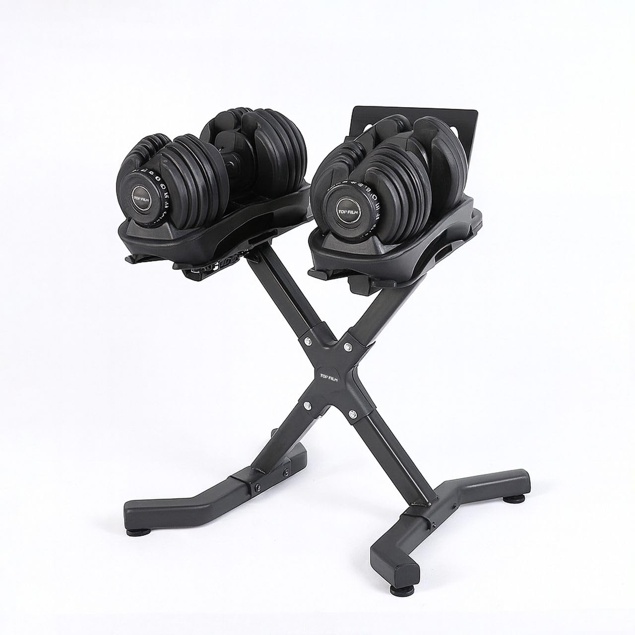 TOP FILM ダンベルスタンド 可変式対応 100kg耐荷重（新品） Amazon.co.jp: 【はじめよう、今すぐ。】 TOP FILM ダンベルスタンド