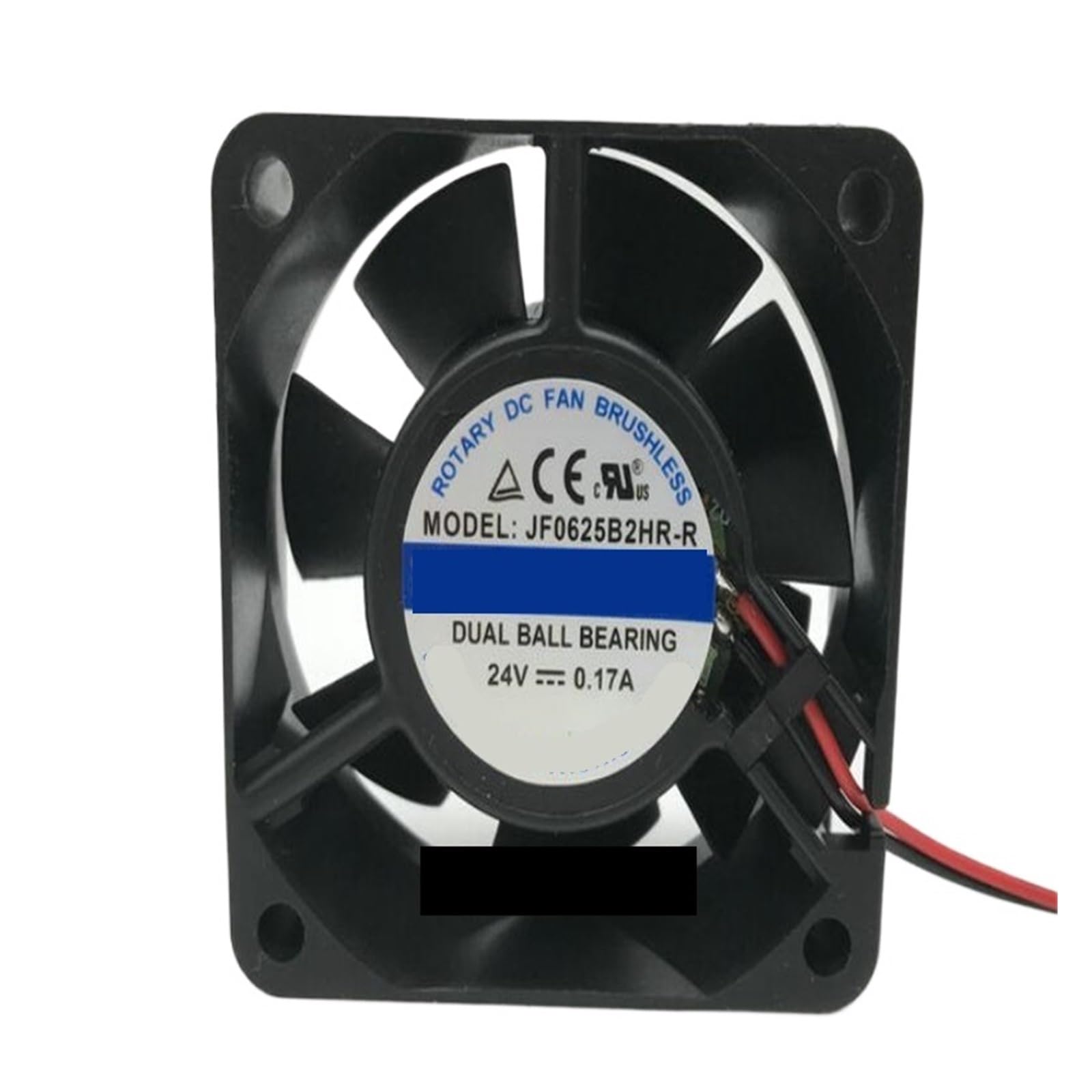 MGIMGFKZD 6025 6CM JF0625B2HR-R 24V 0.17A 2-Wire Inverter Fan