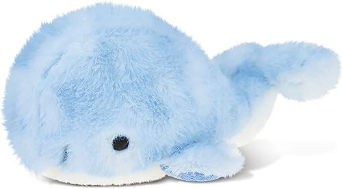 Miniatura 8 de DolliBu Animal de peluche de ballena  Ballena blanca suave y abrazable, adorable juguete de peluche de ballena para jugar, lindo regalo de vida