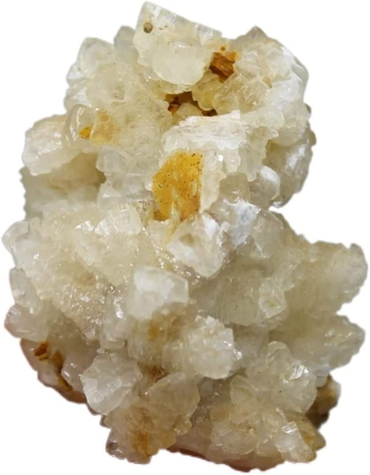 AMAZWI Minerales Piedras de calcita Fluorescente Natural Piedras de ensayo Mineral y Cristales de los Cristales de curación Decoración de Piedras de Cristal de Cuarzo-ictsteine (Color : 63g)