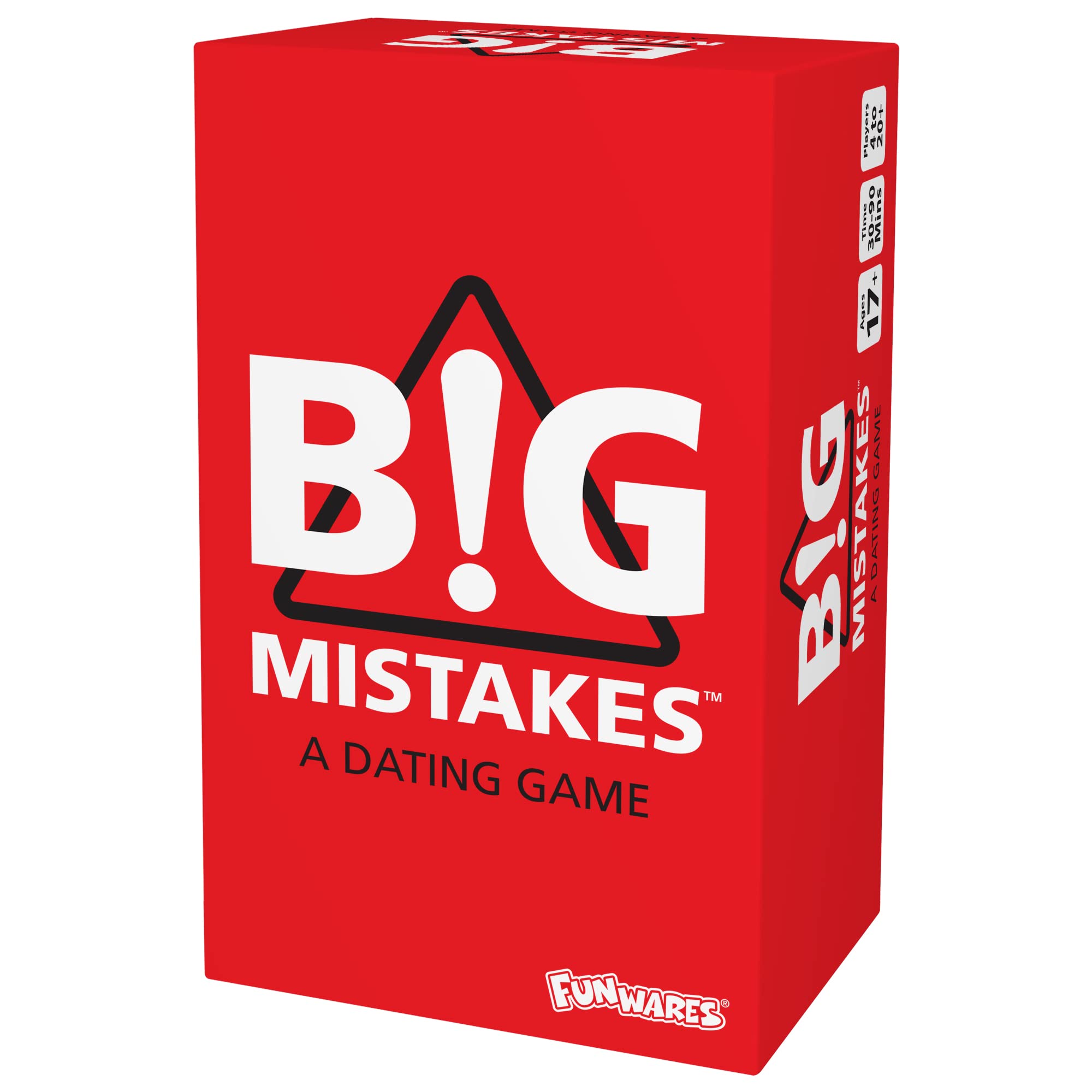 FunwaresBig Mistakes, a Game of Awful Dates, Funny Card Game, Party Game for Teens and Adults, 4-20 Players