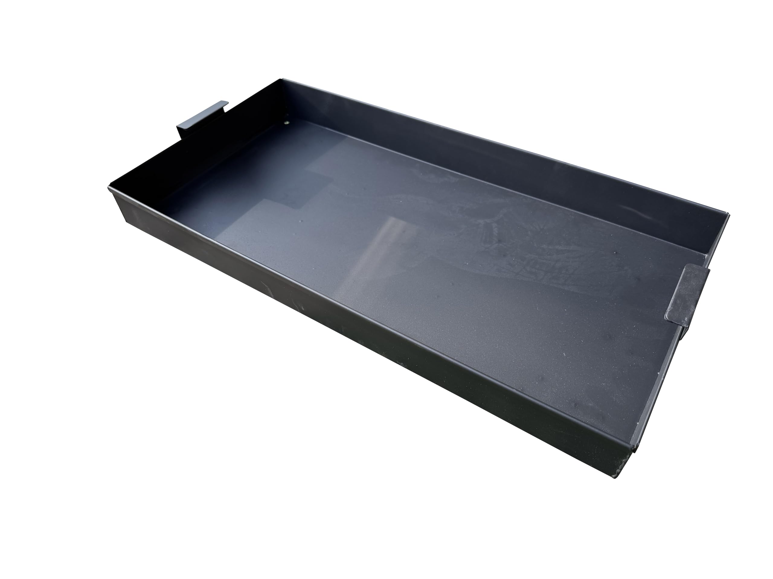 SunshineBBQs Charcoal BBQ Trough, Cypriot Replacement Barbecue Tray, Heavy-Duty Steel Construction, Black