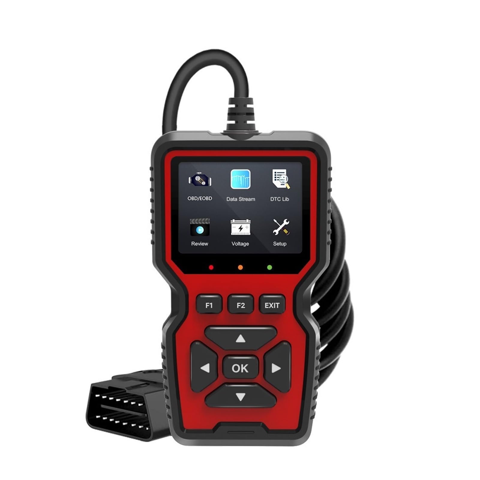 Czytnik kodów, V519OBD2 Skaner Kod Czytnik Diagnostyka Usterek Samochodowych Instrument Odczyt Danych Silnika Narzędzia Diagnostyczne Samochodowe OBD 2 do sprawdzania silnika samochodu